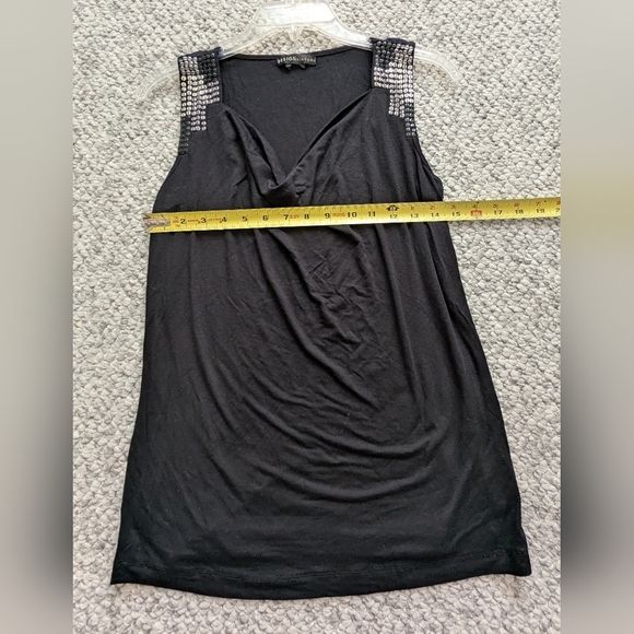 Design History Women's (Size L) Tank Top w/Cowl Neck & Sequins on Shoulders - Picture 10 of 13